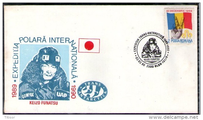 Keizo Funatsu Trans-Antarctic Expedition 1989 - 1990 Alba Iulia 1990 - Explorateurs & Célébrités Polaires