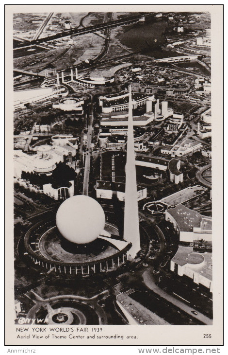 NEW YORK WORLD'S FAIR AERIEL VIEW 1939 - Mostre, Esposizioni
