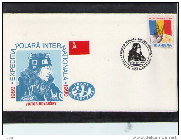 Victor Boyarsky Trans-Antarctic Expedition 1989 - 1990 Alba Iulia 1990 - Polarforscher & Promis