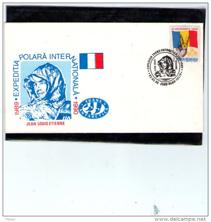 Jean Louis Etienne Trans-Antarctic Expedition 1989 - 1990 Alba Iulia 1990 - Explorateurs & Célébrités Polaires