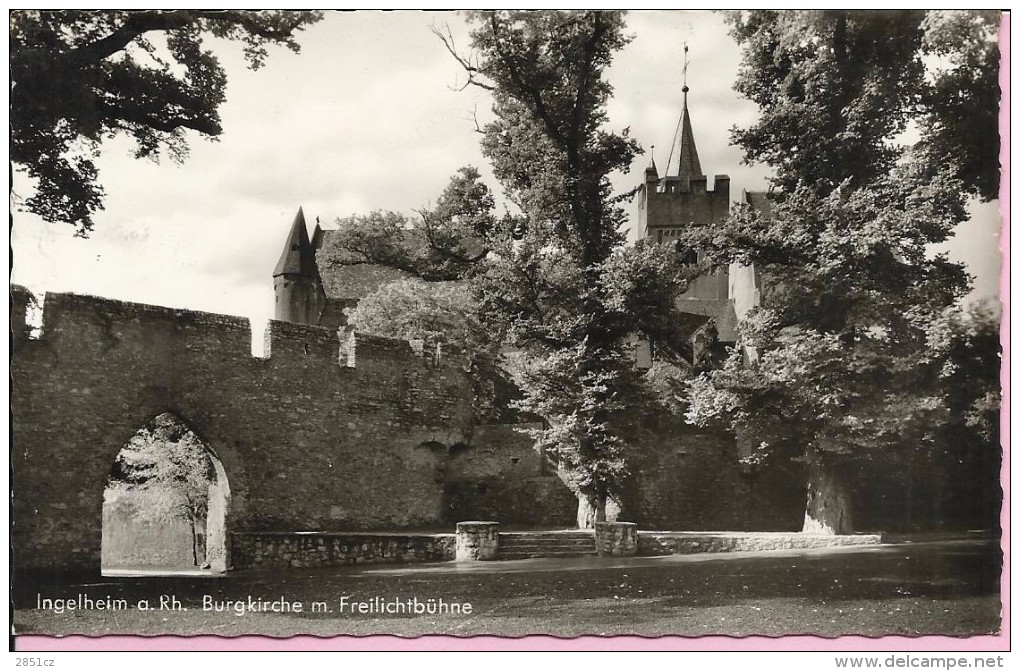 Ingelheim, 1958., Germany, Postcard - Ingelheim