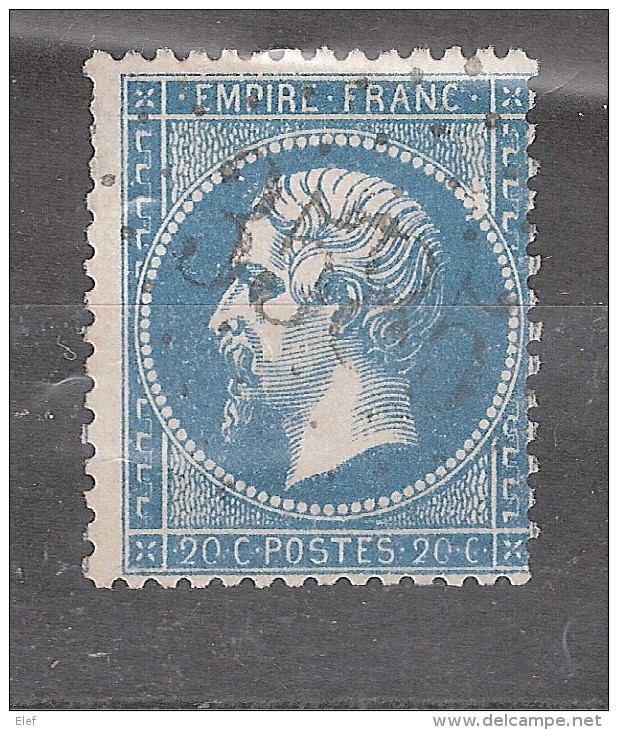 Empire N° 22  Obl GC 3585 De ST SAINT ETIENNE LES ORGUES , Basses Alpes / Haute Provence, INDICE 10 ,B/ TB - 1862 Napoleon III