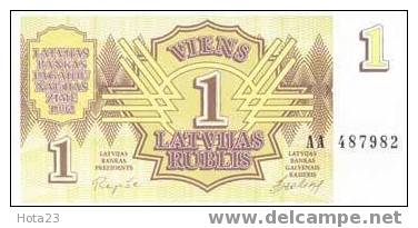 1992 LATVIA- ROUBELS / ROUBLE -1  UNC - Lettonie