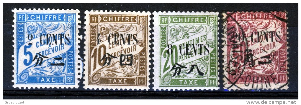 Cina Timbre Taxe 1911 Serie Mista N. 20-23 Catalogo € 17 - Other & Unclassified