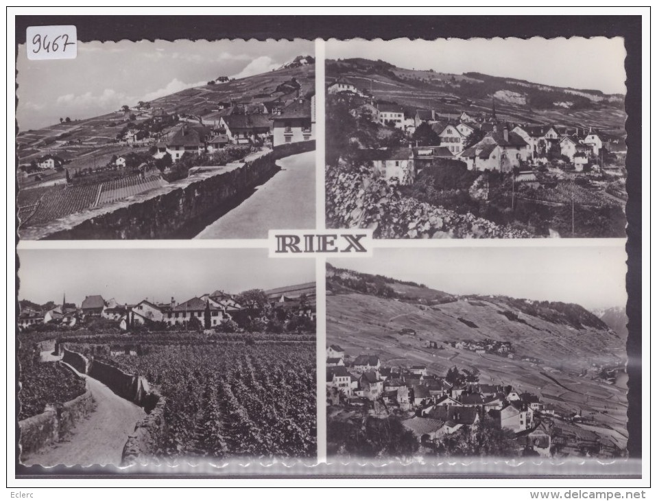 FORMAT 10x15 - DISTRICT DE LAVAUX /// RIEX - TB - Riex