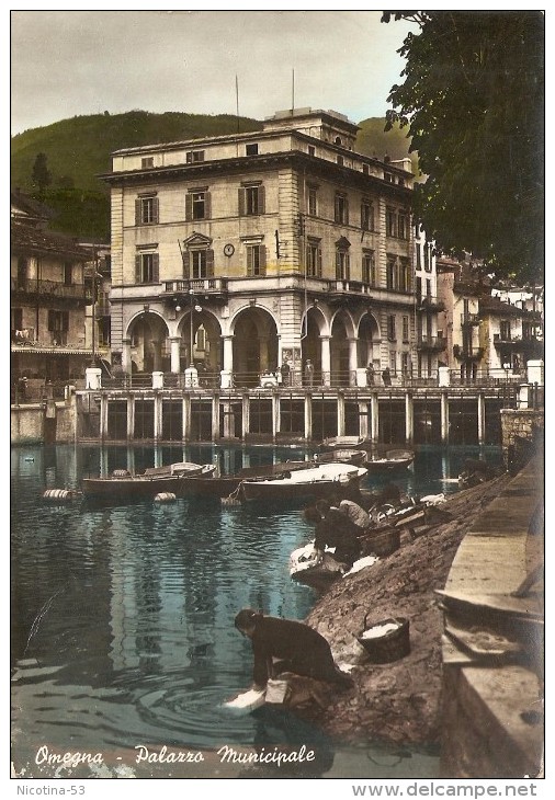 CT--N--949--  OMEGNA - PALAZZO MUNICIPALE - LAVANDAIE - Verbania