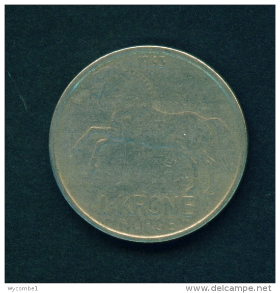 NORWAY  -  1963  1k  Circulated Coin - Norway