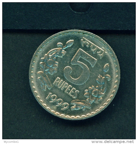 INDIA  -  1999  5r  Circulated Coin - India