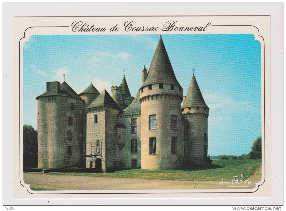 CPM - Chateau De COUSSAC BONNEVAL - Chateau Médiéval XIIe Et XVIIIe - Autres & Non Classés