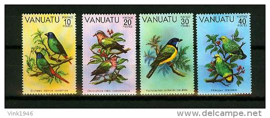 Vanuatu 1981,4V,compl Set,birds,vogels,vögel,oiseaux,pajaros,uccelli,aves,MNH/Postfris(A2201) - Andere & Zonder Classificatie