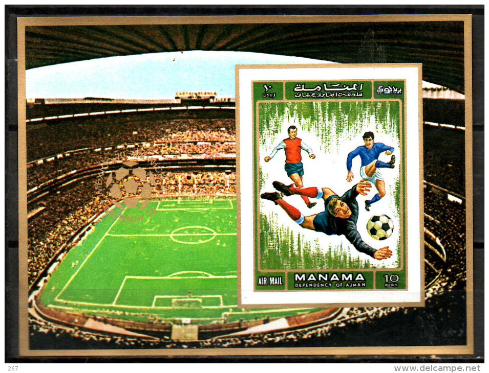 MANAMA  BF  * *  NON DENTELE  Cup 1970    Stade   Soccer  Fussball  Football - 1970 – Mexique