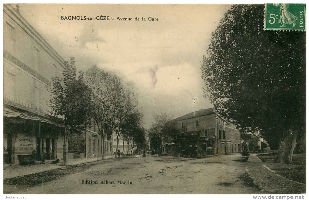 30  BAGNOLS  SUR  CEZE   AVENUE DE LA GARE - Bagnols-sur-Cèze