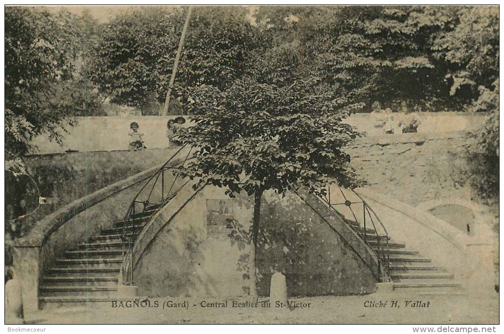 30   BAGNOLS  CENTRAL ESCALIER DU ST VICTOR - Bagnols-sur-Cèze