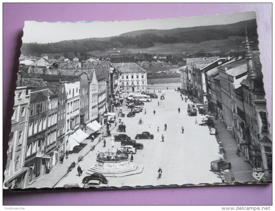 AUTRICHE - BRAUNAU - STADPLATZ - GEGEN SIMBACH - CARTE PHOTO VIERGE - Braunau