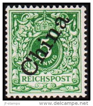 1898. China 5 Pf. REICHSPOST (56*).  (Michel: 2 II) - JF190671 - China (offices)