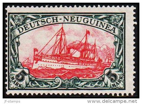 1914. DEUTSCH-NEU-GUINEA 5 MARK Kaiserjacht SMS Hohenzollern.  (Michel: 23A) - JF190851 - Sonstige & Ohne Zuordnung