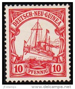 1901. DEUTSCH-NEU-GUINEA 10 Pf. Kaiserjacht SMS Hohenzollern.  (Michel: 9) - JF190837 - Sonstige & Ohne Zuordnung