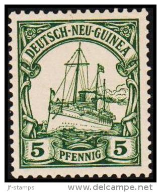 1901. DEUTSCH-NEU-GUINEA 5 Pf. Kaiserjacht SMS Hohenzollern.  (Michel: 8) - JF190836 - Sonstige & Ohne Zuordnung