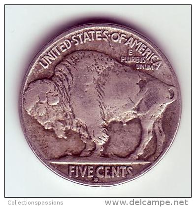 - USA - Etats Unis - Five Cents Buffalo 1915 D. - 1913-1938: Buffalo