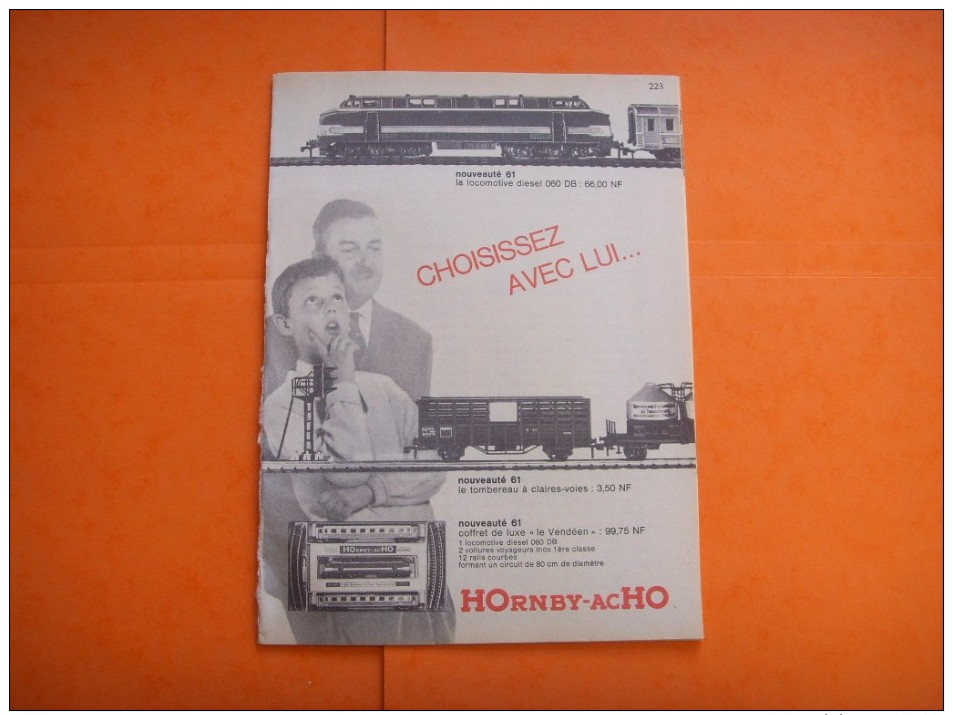 33) 6  Pub : Hornby Acho  Meccano , Dinky Toys   : VERSO : , - Werbung