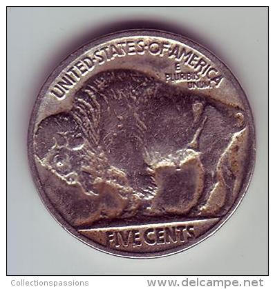 - USA - Etats Unis - Five Cents Buffalo 1919. - 1913-1938: Buffalo