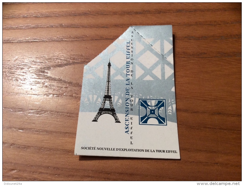 Ticket D´entrée "ASCENSION DE LA TOUR EIFFEL (enfant)" (Paris 75) - Tickets - Vouchers