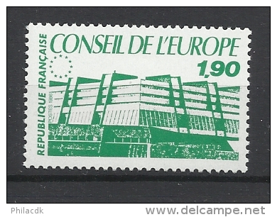 FRANCE - SERVICE YT 93 NEUF** LUXE - COTE YT : 1,25 € - CONSEIL DE L EUROPE - 1986 - Neufs