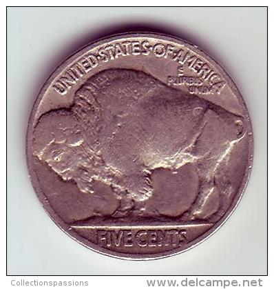 - USA - Etats Unis - Five Cents Buffalo 1924. - 1913-1938: Buffalo