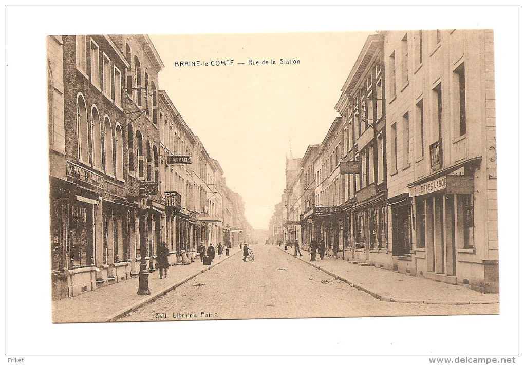 - 1556 -   BRAINE LE COMTE Rue De La Station - Braine-le-Comte