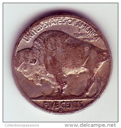 - USA - Etats Unis - Five Cents Buffalo 1935 S. - 1913-1938: Buffalo