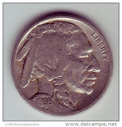 - USA - Etats Unis - Five Cents Buffalo 1936 S. - 1913-1938: Buffalo