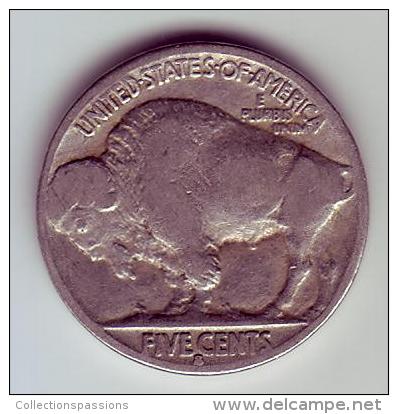 - USA - Etats Unis - Five Cents Buffalo 1936 S. - 1913-1938: Buffalo