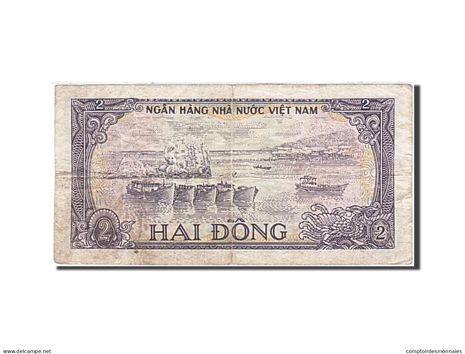 Billet, Viet Nam, 2 D<ox>ng, 1985, 1985, KM:91a, TB - Vietnam