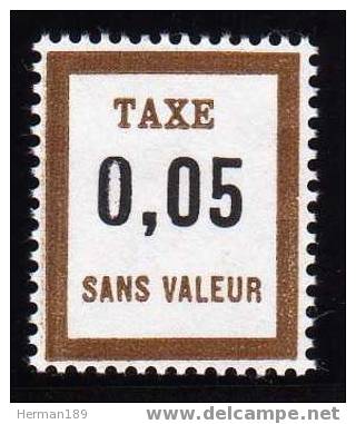 FRANCE FICTIF TAXE N° FT25 ** Timbre Neuf Gomme D´origine - TB - Fictifs