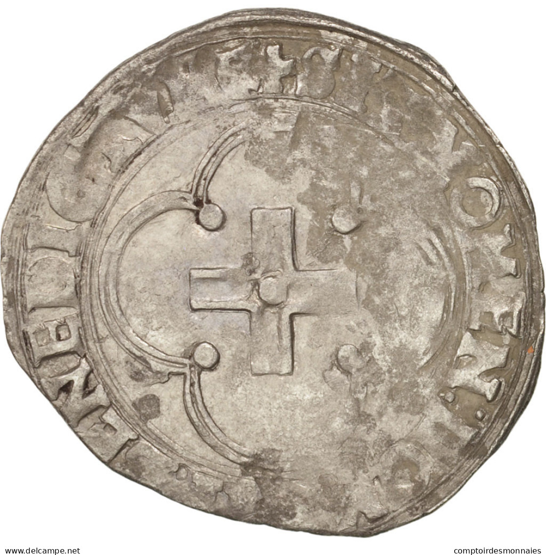 Monnaie, France, Douzain, La Rochelle, TB+, Billon, Duplessy:927 - 1515-1547 Francesco I