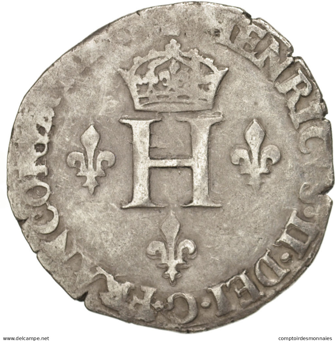 Monnaie, France, Gros De Nesle, 1550, Paris, TTB, Argent, Duplessy:994 - 1547-1559 Henri II