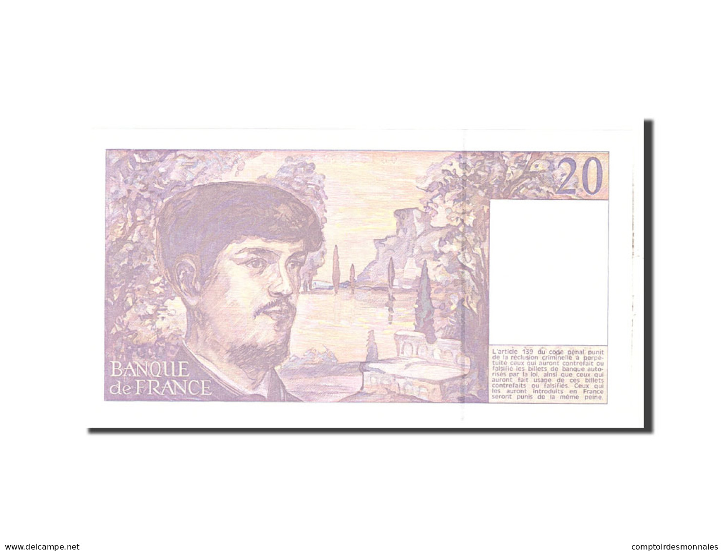 Billet, France, 20 Francs, 1991, Undated, NEUF, Fayette:66 Bis.2, KM:151e - 20 F 1980-1997 ''Debussy''