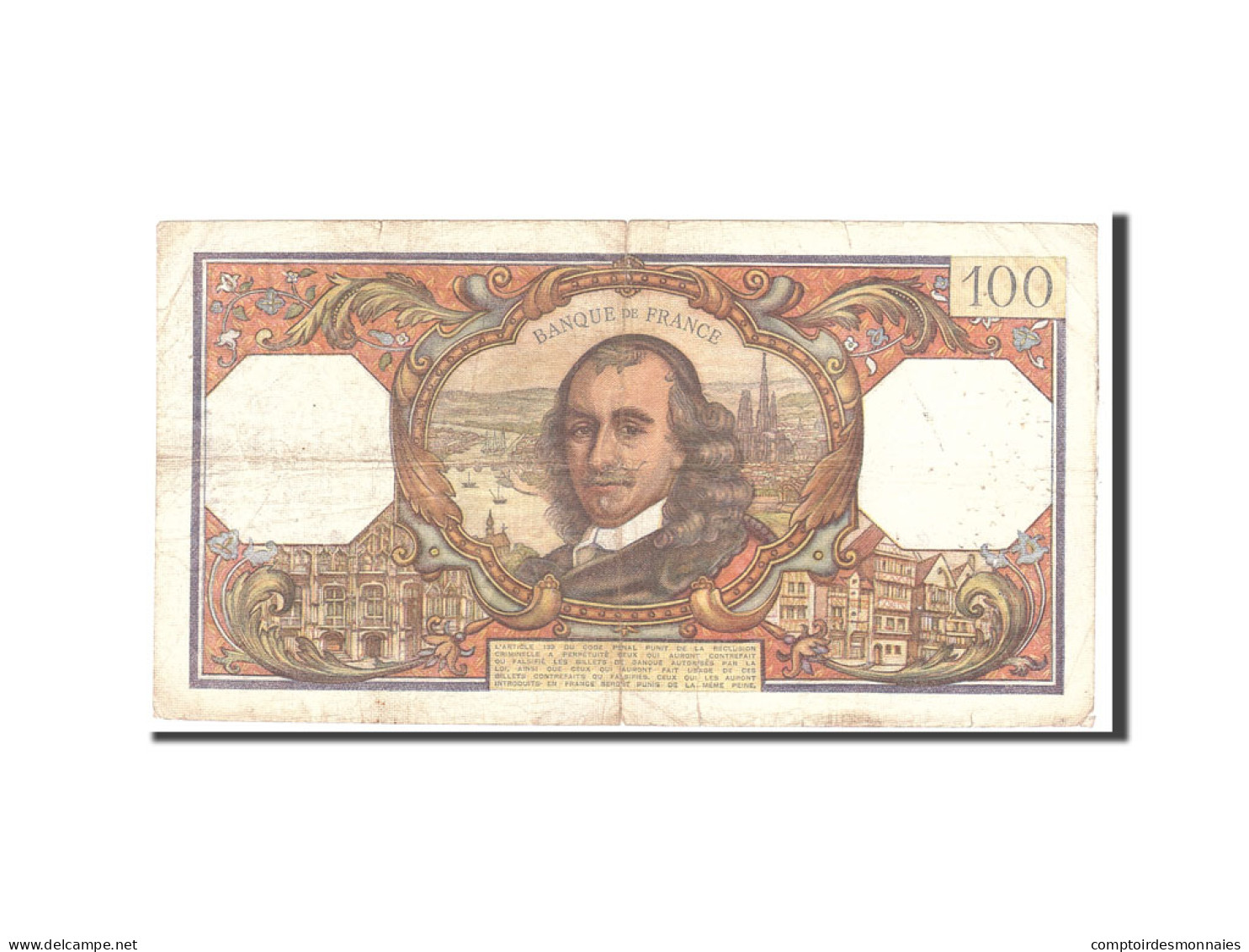 Billet, France, 100 Francs, 1965, 1965-12-02, TB, Fayette:65.10, KM:149a - 100 F 1964-1979 ''Corneille''