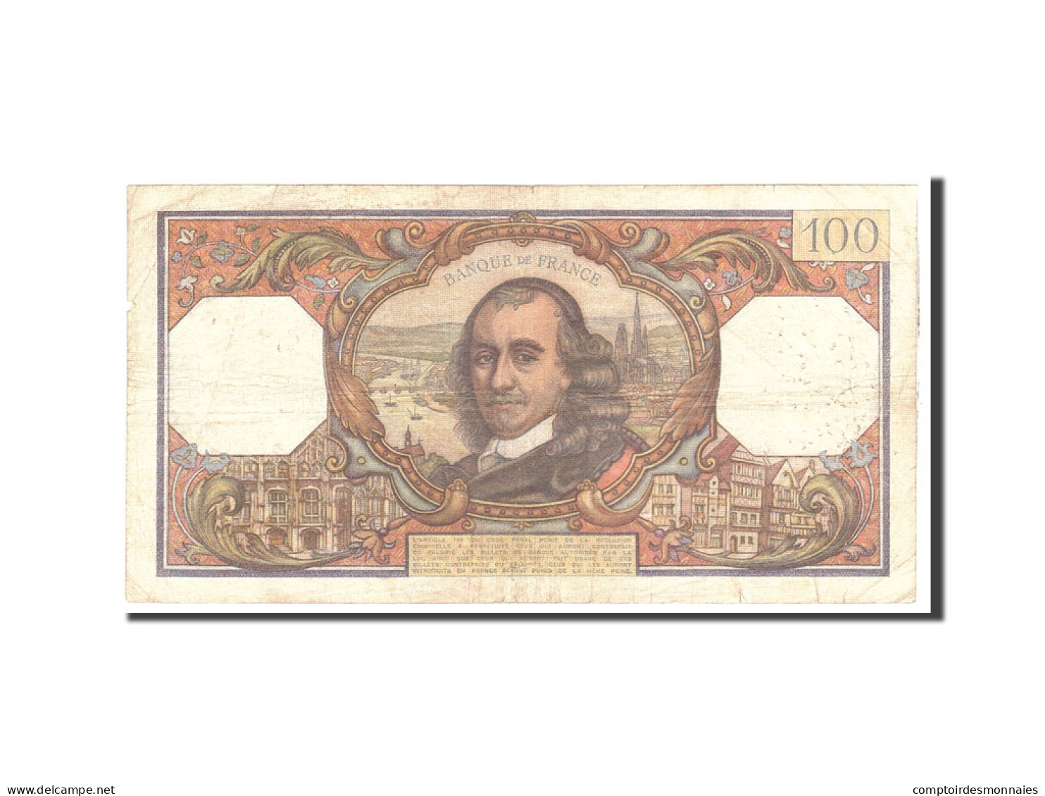 Billet, France, 100 Francs, 1965, 1965-04-01, TB, Fayette:65.7, KM:149a - 100 F 1964-1979 ''Corneille''