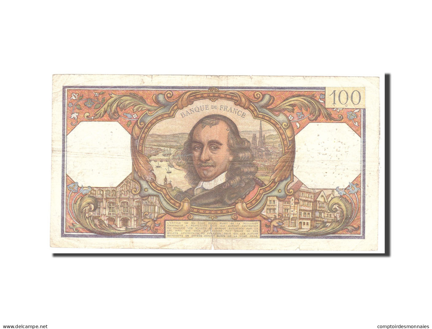 Billet, France, 100 Francs, 1965, 1965-02-04, TB, Fayette:65.6, KM:149a - 100 F 1964-1979 ''Corneille''