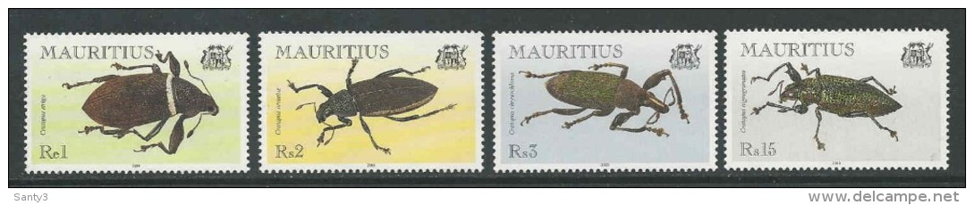 Mauritius, Jaar 2000, Kevers, Reeks, Postfris (MNH**), Zie Scan - Maurice (1968-...)