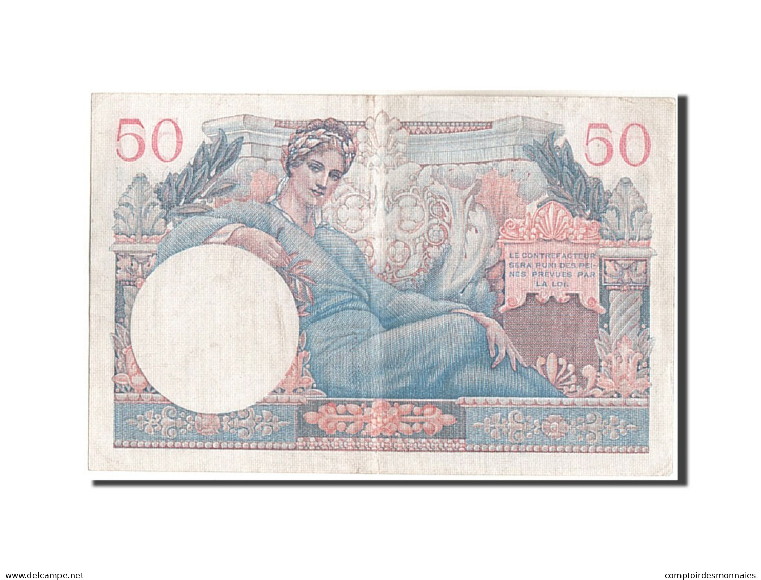 Billet, France, 50 Francs, 1947 French Treasury, 1947, 1947, TTB+, Fayette:VF - 1947 Trésor Français