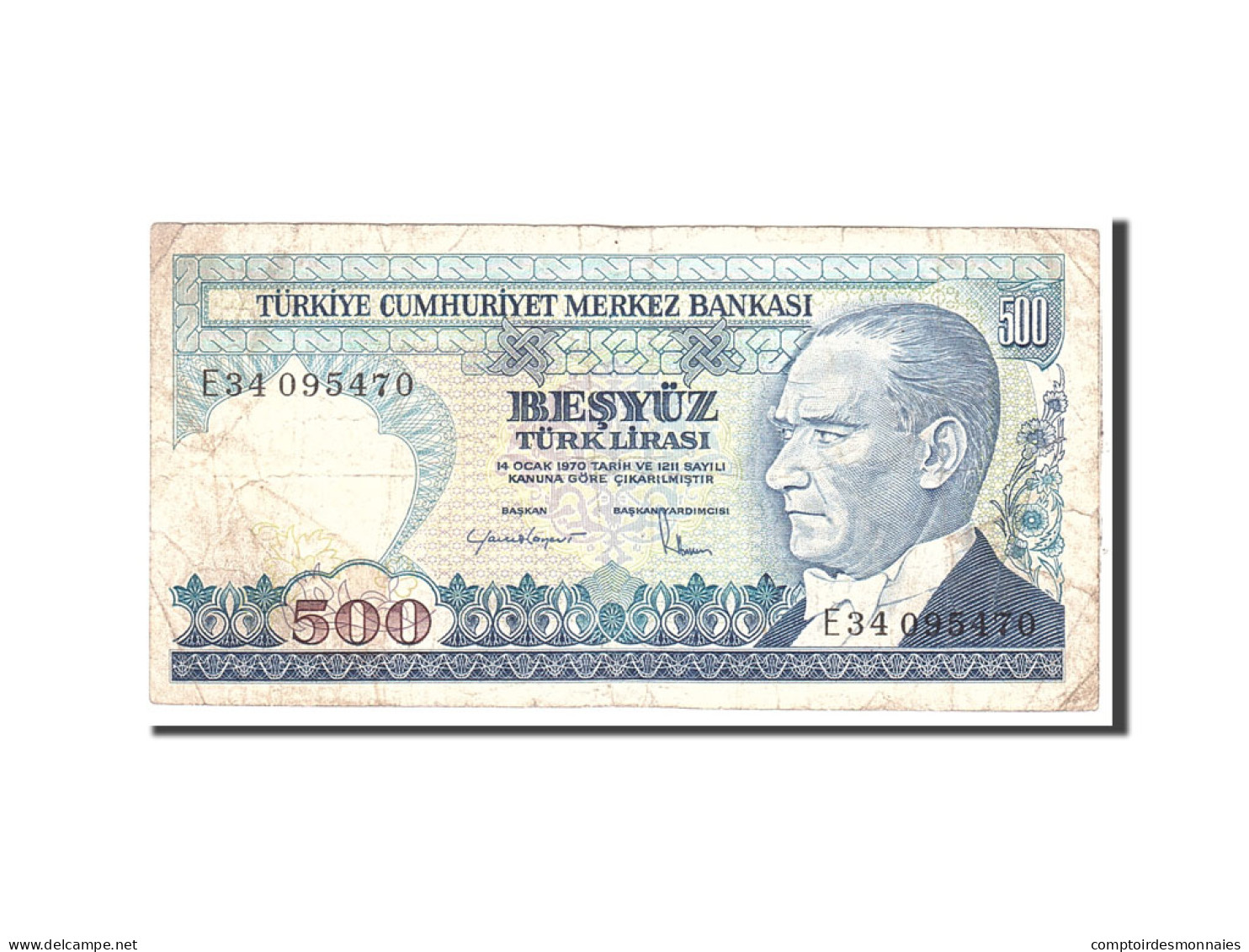 Billet, Turquie, 500 Lira, 1983, Undated, KM:195, TB - Turquie