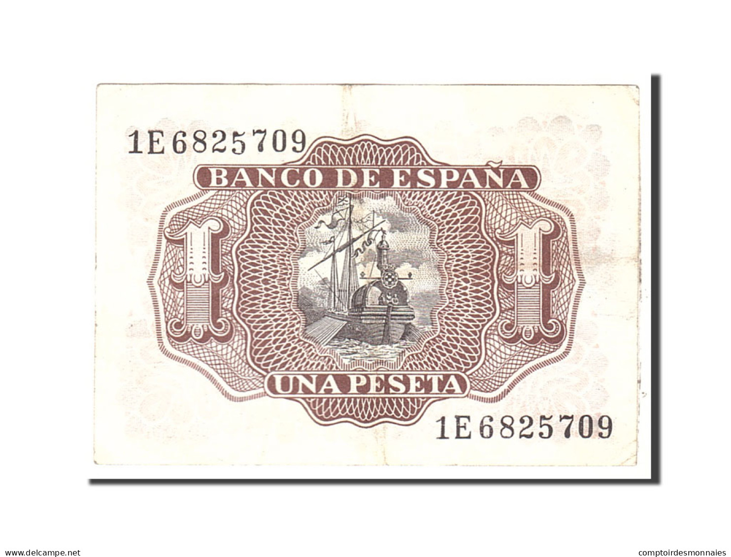 Billet, Espagne, 1 Peseta, 1953, 1953-07-22, KM:144a, TTB - 1-2 Pesetas