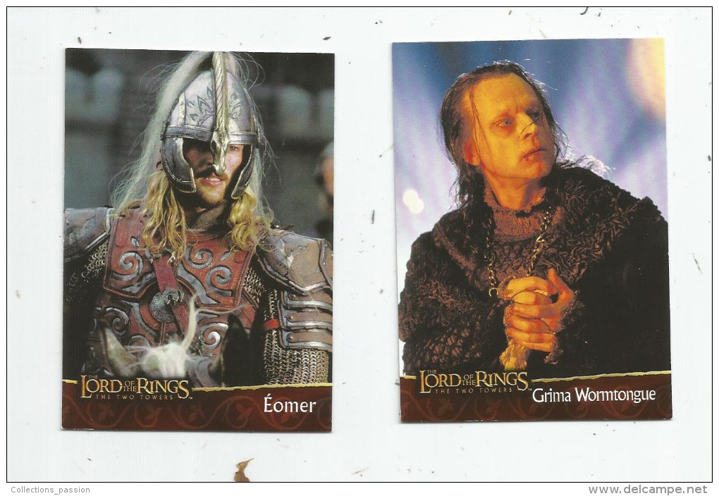 G-I-E , Carte De Collection , LORD OF THE RINGS , MAN OF ROHAN, N° 8/10 , LOT DE 2 CARTES - Legend Of The Five Rings