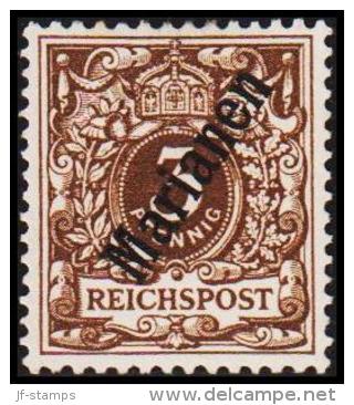 1900. Marianen 3 Pf. REICHSPOST (56*.) (Michel: 1 II) - JF191015 - Mariannes