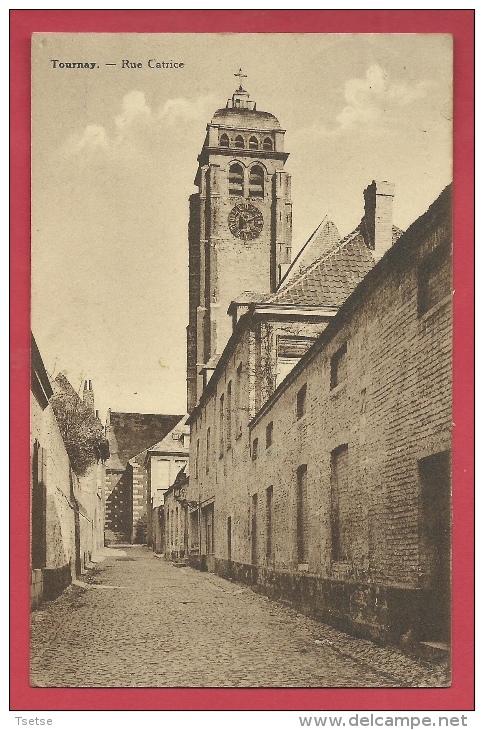 Tournay - Rue Cattice- 1935 ( Voir Verso ) - Tournai