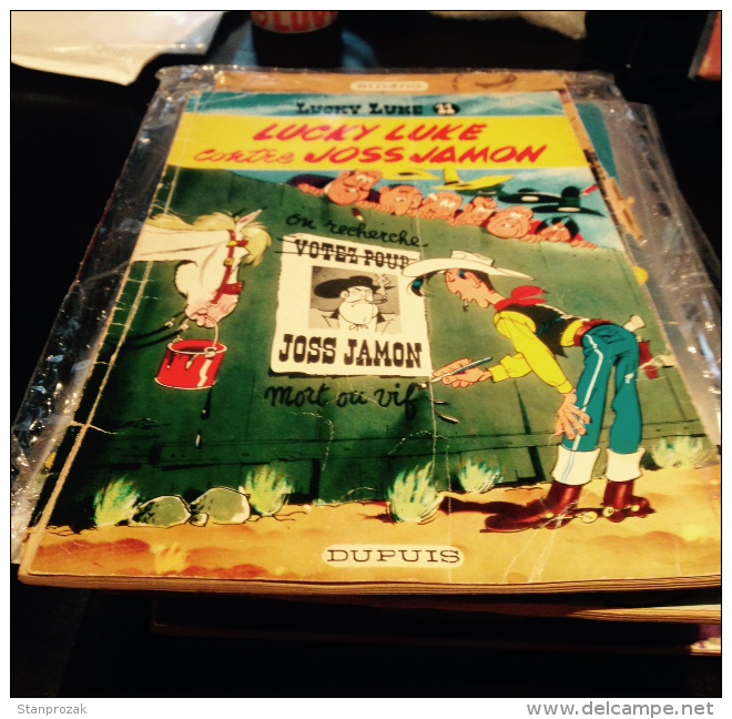 Lucky Luke Contre Joss Jamon Réed Brochée 1962 - Lucky Luke