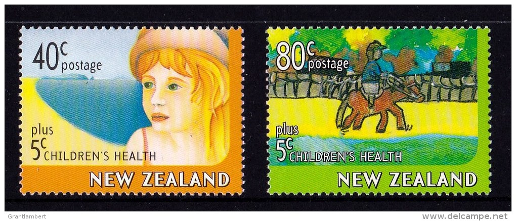 New Zealand 1997 Children's Healh Set Of 2 MNH - Unused Stamps
