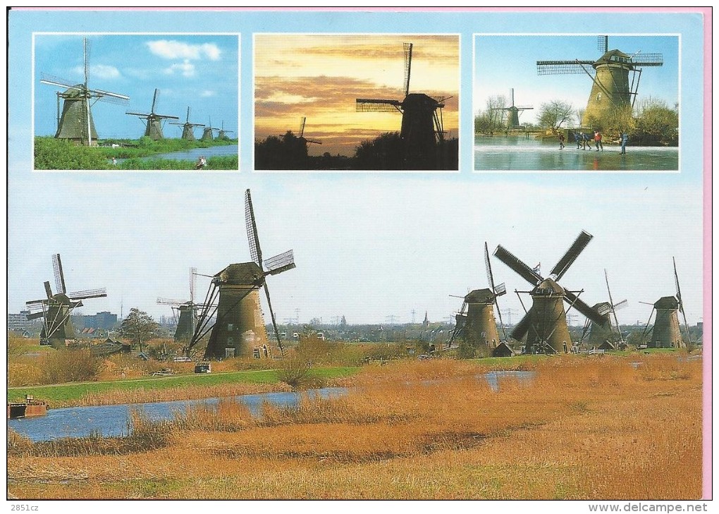 Kinderdijk - The Village With 19 Windmills, Netherlands - Not Used ! - Kinderdijk